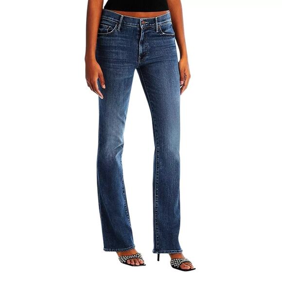 MOTHER The Outsider in Heaven Texas 24 Bootcut Blue Jeans Narrow Flare - Picture 2 of 12